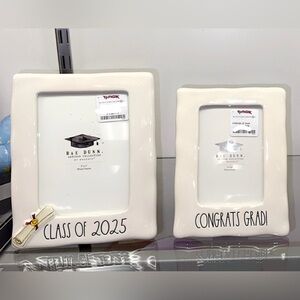 NWT Rae Dunn Ceramic Graduation Diploma Class 2025 Picture Photo Frame Congrats